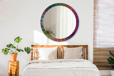 Round decorative wall mirror Hypnotic spiral