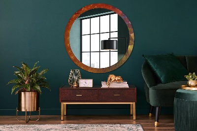 Round decorative wall mirror Spiral abstract