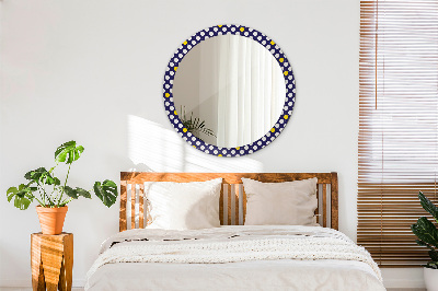 Round decorative wall mirror Retro dots