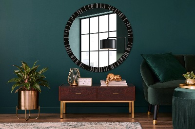 Round mirror decor Radial composition