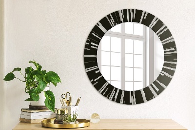 Round mirror decor Radial composition