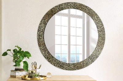 Round decorative wall mirror Gold ornaments