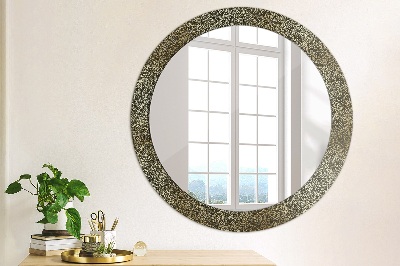 Round decorative wall mirror Gold ornaments