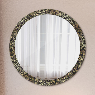 Round decorative wall mirror Gold ornaments