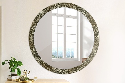 Round decorative wall mirror Gold ornaments