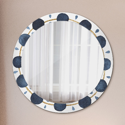 Round mirror decor Moon mandala