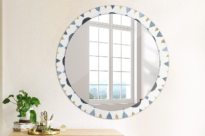 Round mirror decor Moon mandala