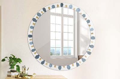 Round mirror decor Moon mandala