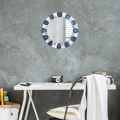 Round mirror decor Moon mandala