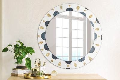 Round mirror decor Moon mandala