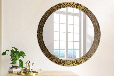 Round decorative wall mirror Greek ornament