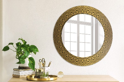 Round decorative wall mirror Greek ornament