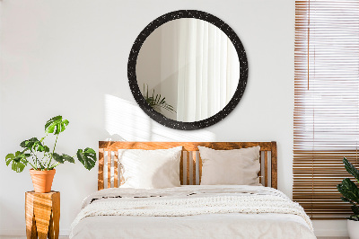 Round mirror decor Chaotic dots