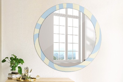 Round decorative wall mirror Abstract shape