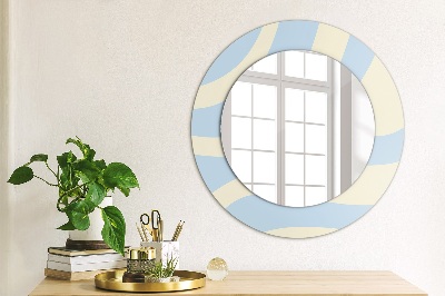 Round decorative wall mirror Abstract shape