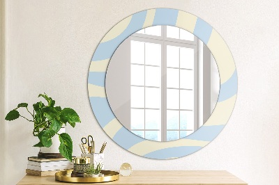 Round decorative wall mirror Abstract shape