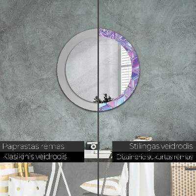 Round decorative wall mirror Abstract surreal