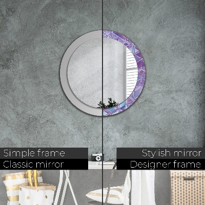 Round decorative wall mirror Abstract surreal