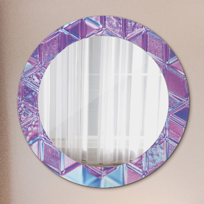 Round decorative wall mirror Abstract surreal