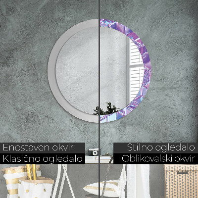 Round decorative wall mirror Abstract surreal