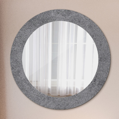 Round mirror decor Concrete texture