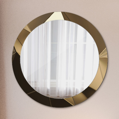 Round decorative wall mirror Modern abstract