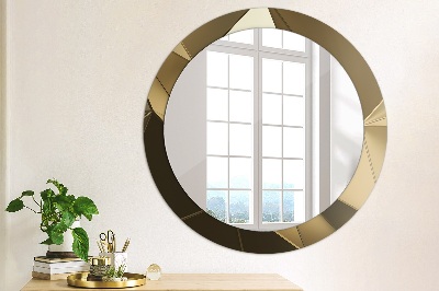 Round decorative wall mirror Modern abstract