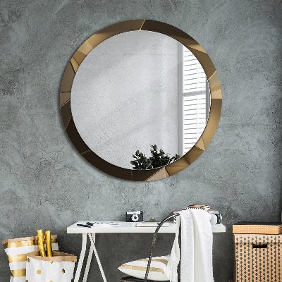 Round decorative wall mirror Modern abstract