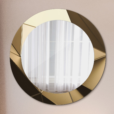 Round decorative wall mirror Modern abstract