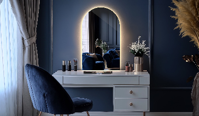 Arcade mirror with led lights