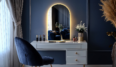 Arcade mirror with led lights