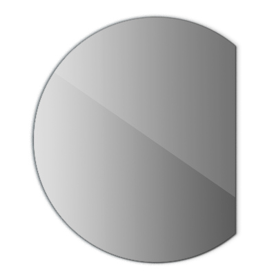 Half circle mirror unique style