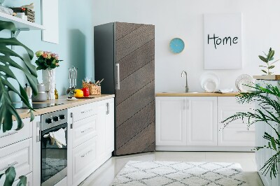 Decoration refrigerator cover Brown parquet