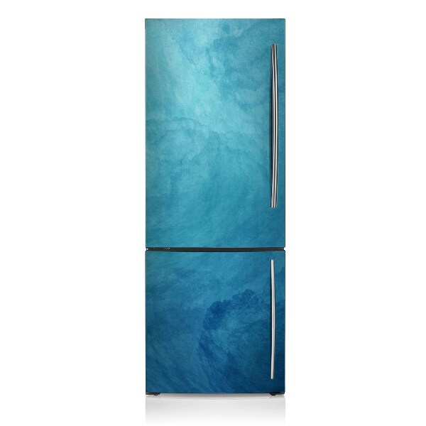 Decoration refrigerator cover Blue waves
