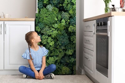 Decoration refrigerator cover Forest in the mountains