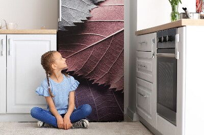 Decoration refrigerator cover Colorful leaves