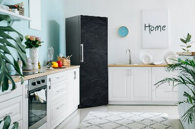 Decoration refrigerator cover Black marble