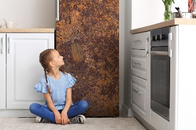 Decoration refrigerator cover Brown textured