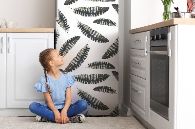 Decoration refrigerator cover Boho style feathers