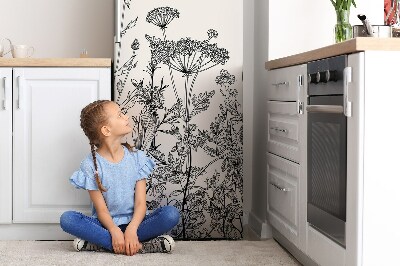 Decoration refrigerator cover Meadow field