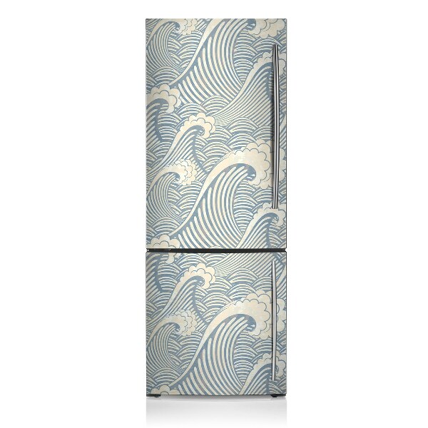 Decoration refrigerator cover Ocean waves