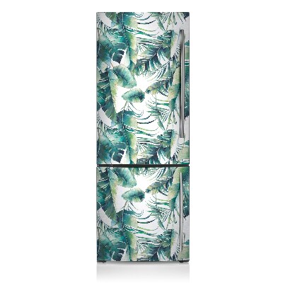 Magnetic refrigerator cover Falling leaves