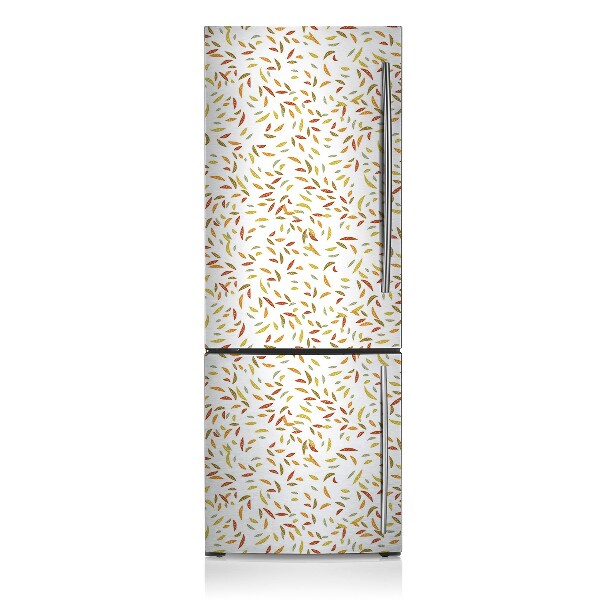 Magnetic refrigerator cover Vintage autumn