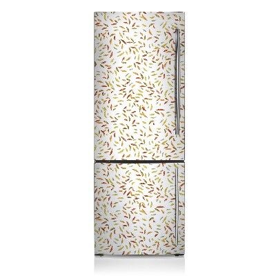 Magnetic refrigerator cover Vintage autumn