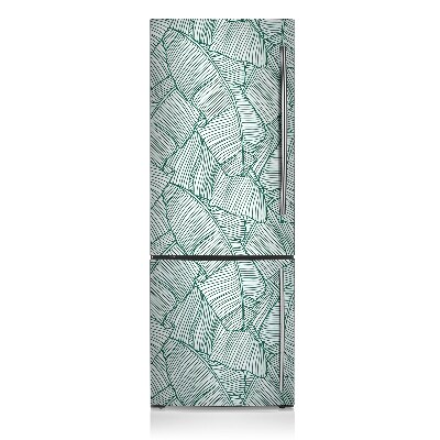 Decoration refrigerator cover Water leaves