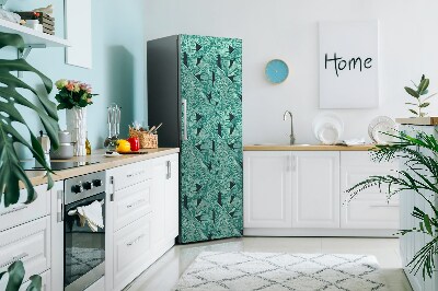 Decoration refrigerator cover Exotic palm trees