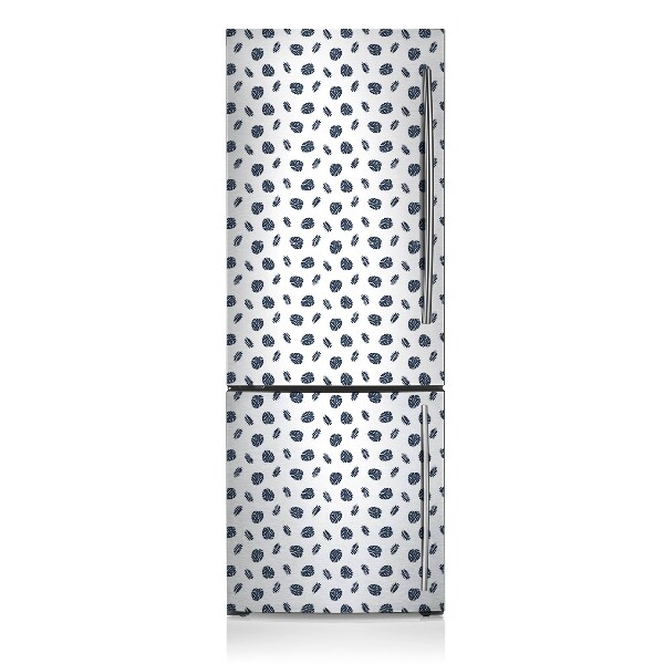 Magnetic refrigerator cover Tropical leaves