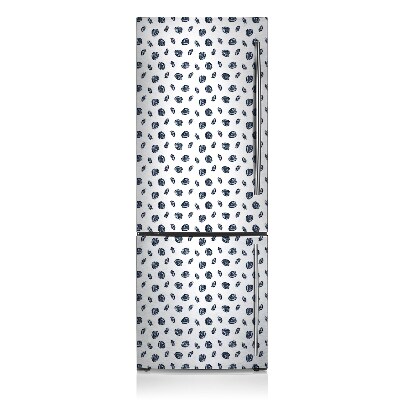 Magnetic refrigerator cover Tropical leaves