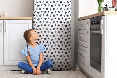 Magnetic refrigerator cover Tropical leaves