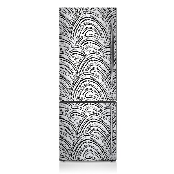 Magnetic refrigerator cover Abstract pattern